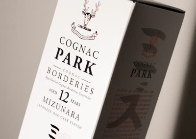 Photo packaging Nacara Cognac Park dorure
