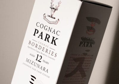 Photo packaging Nacara Cognac Park dorure