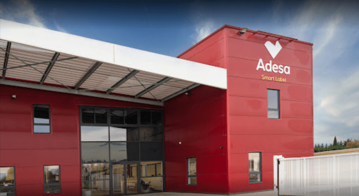 Photo exterieur usine Adesa Smart Label Photo exterieur usine Adesa Smart Label